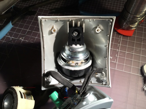 New driver in place with FIXA as spacer.